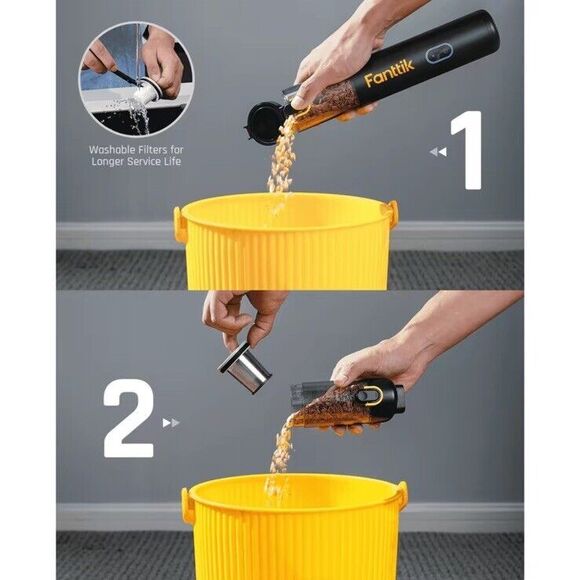 🔥Fanttik Slim V8 Mate Cordless Car Vacuum High Power 12000Pa/30AW BNWT🔥 - Picture 9 of 10